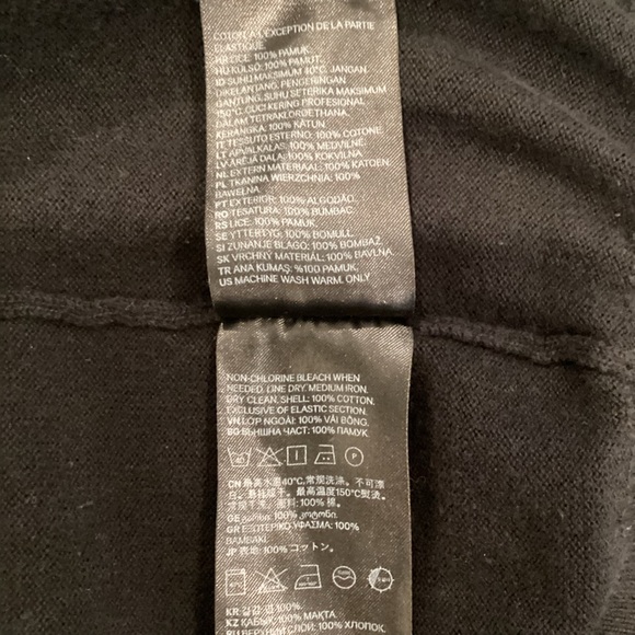 H&M - Men’s Crewneck Pullover Sweater 100% Cotton‎ in Black - Large - Picture 4 of 7